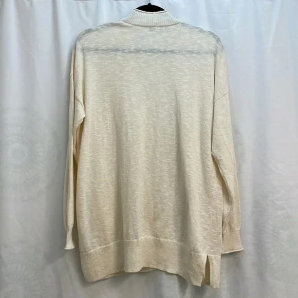 Madewell Bradley Open Front Cream Cardigan - Picture 6 of 6